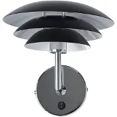 Dyberg Larsen DL20 Wandleuchte Metall 20cm schwarz