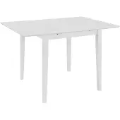 vidaXL Esstisch Ausziehbar Weiß (80-120)x80x74 cm MDF
