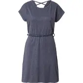 Alife & Kickin Blusenkleid , Damen, Gr. M, Normalgrößen, blau (marine), 65% Baumwolle, 35% Polyester, Rundhals, Kleider Blusenkleid
