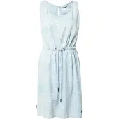 Alife & Kickin Jerseykleid , Damen, Gr. S, Normalgrößen, light denim, 95% Baumwolle, 5% Elasthan, Rundhals, Kleider Jerseykleid
