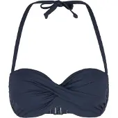 s.Oliver Bandeau-Bikini-Top "Spain" in unifarben mit Wickeloptik