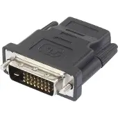 Renkforce RF-4212228, DVI-D, HDMI, Schwarz