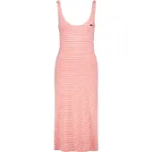 Alife & Kickin Blusenkleid , Damen, Gr. S, Normalgrößen, rosa (peach), 65% Baumwolle, 35% Polyester, Rundhals, Kleider Blusenkleid