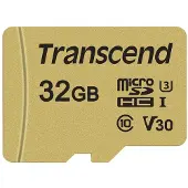 Transcend TS32GUSD500S, 32 GB, MicroSDHC, Klasse 10, UHS-I, 95 MB/s, 80 MB/s