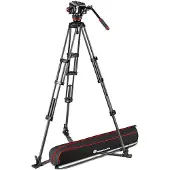 Manfrotto 504x Kugelkopf Mit Doppelkarbonstativ Und Bodenstabilisator