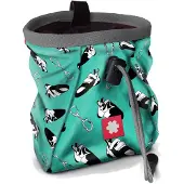 Ocun Lucky + Belt Chalk Bag shoes turquoise