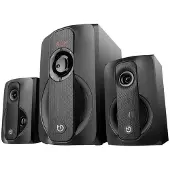 Hiditec H400 Dark Edition 2.1 80w Lautsprecher Schwarz One Size / EU Plug 220V Schwarz One Size