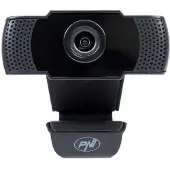 Pni Webcam CW1850 Full HD, USB-Anschluss, aufsteckbares, eingebautes Mikrofon