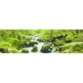 Papermoon Fototapete "Soft Water Stream Panorama", bunt, B:3,5m L:1m, Vlies, Tapeten, Fototapete