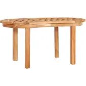 vidaXL Couchtisch 90x50x45 cm Massivholz Teak