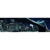 Papermoon Fototapete "Brooklyn Bridge Panorama" matt