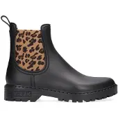 Verbenas Damenschuhe Stiefeletten Schlupfstiefel Stiefelette Schwarz