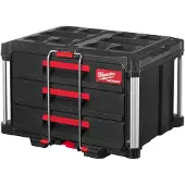 Milwaukee Koffer 560 x 410 360 mm PACKOUT mit 3 Schubladen