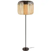 Forestier Bamboo Stehleuchte Black - , Bamboo Light, Schwarz, für Wohnzimmer, Bambus, Design