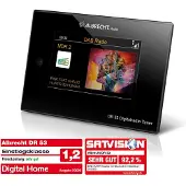 Albrecht DR53, Uhr, Digital, DAB, DAB+, FM, Automatischer Suchlauf, 10,2 cm (4"), Schwarz