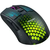Roccat Burst Pro Air, Rechts, Optisch, RF Wireless + Bluetooth, 19000 DPI, Schwarz