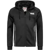 Lonsdale Herren Jacke mit Kapuze SALTASH Black/Marl Anthracite XXL