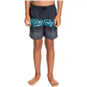 Quiksilver Kinder Badeshorts Word Block BLK - 16