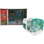 Jouéco Holz Badezimmer Spielset Puppenhaus - pädagogisches Spielzeug