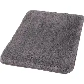 Kleine wolke Badematte "RELAX, Badvorleger, Badezimmer Teppich" Gr. 5, grau (anthrazit), H:30mm, Polyacryl, Badematten, Badematte, Badteppich, meliert, rechteckig, rund & als Set erhältlich, Topseller