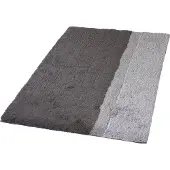 Kleine wolke Badematte "Life, Badvorleger, Badezimmer Teppich" Gr. 4, grau (anthrazit), H:20mm, Baumwolle, Badematten, Badematte, Badteppich, Streifen, Hoch-Tief Effekt
