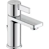 Duravit Waschtisch-Einhebelmischer S D-Neo m Zugst.-Ablaufgarn., Ausl. 94mm, chrom