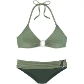 Jette Triangel-Bikini mit edlen Zierringen