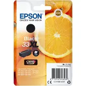 Epson Oranges 33XL Orange Claria Premium Single Black Tinte, High (L) Yield, Schwarz, Tinte auf Pigmentbasis, 12,2 ml, 1 Stück(e), Einzelpackung
