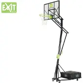Exit Galaxy Basketballkorb Outdoor mit Ständer, mobil auf Rädern, mit Ring und Netz, in 5 Höhen verstellbar bis 305 cm