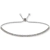 Engelsrufer Silberarmband "Bright like a diamond ARMBAND STELLA", silber (silber, 925, kristallweiß), Armbänder, Damen, 20,8cm, Silber 925 (Sterlingsilber), Silberarmband, mit Zirkonia (synth.)