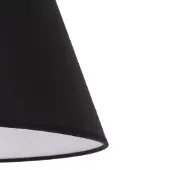 Duolla Lampenschirm Sofia Höhe 31 cm, schwarz/weiß