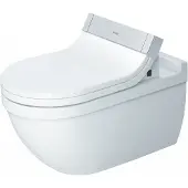 Duravit Wand-WC, Tiefspüler Starck 3 37x62cm, 4,5 l, geschl., we Hyg Glaze