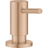 GROHE Cosmopolitan Spülmittelspender, für Flüssigseifen, Vorratsbehälter mit 500ml, 40535DL0, Farbe: Warm sunset gebürstet