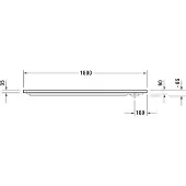 Duravit D-Code Duschwanne, 1800x900mm, Rechteckig, Einbauversion, 720165000000000, Farbe: Weiß