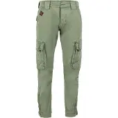Alpha industries Cargohose "Task Force Pant", Herren, Gr. 34, Normalgrößen, grün (vintage grün), Obermaterial: 98% Baumwolle, 2% Elastan, Hosen Cargohose