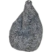Talamo Italia Pouf Abi 80x80x120h cm Schwarz Sitzsack