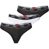 HUGO Stripe Tanga 3 Einheiten