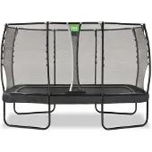 Exit Allure Premium Trampolin 214x366cm, auf Beinen, Rechteckig, Schwarz