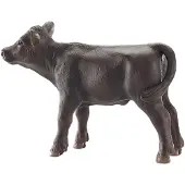 Schleich 13768 - Angus Kalb, Tier Spielfigur, schwarz