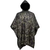 vidaXL Wasserdichter Armee-Regenponcho für Camping/Wandern Tarnung