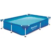 Bestway Steel Pro Swimming Pool mit Stahlrahmen 221x150x43 cm 56401