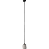 Zuiver Pendelleuchte Left Concrete, Grau aus Beton mit Textilkabel 11x11x150 cm
