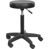 Efalock Professional Profi - Friseur Rollhocker - Arbeitshocker schwarz 52 - 71 cm