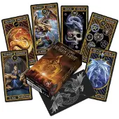Fournier Shuffle Tarot Dragon Kartenspiel Braun Braun One Size