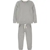 Minymo Sweatset - Grau Meliert - - 12 Jahre (152) - Sweatsets