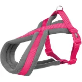 Trixie Premium Touren-Geschirr - fuchsia - 35–65 cm/20 mm