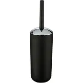 Wenko WC-Garnitur "Brasil", schwarz, H:37cm L:10cm, Kunststoff, Reinigungsbürsten, WC-Garnitur