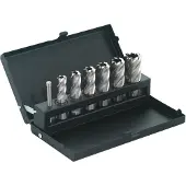 Metabo HSS-Kernbohrer 30 mm Arbeitslänge, Weldonschaft 19 mm 3/4" - 6 teiliges Set - 626624000