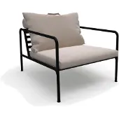 Houe Sessel Avon schwarz, Designer Henrik Pedersen, 81.2x58.4 / mit Kissen 81x99.1 cm