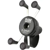 Ram Mounts X-grip Handyhalterung Mit Tough-strap Lenkerbasis Silber Silber One Size